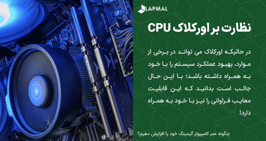 نظارت بر اورکلاک CPU