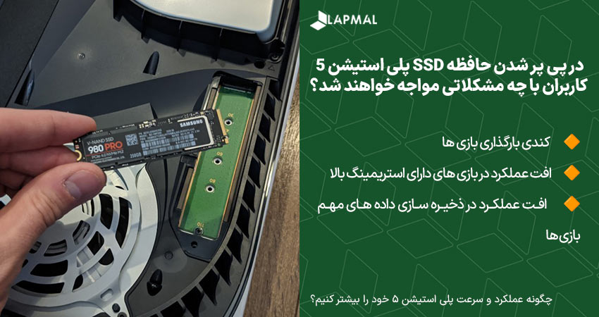 پر شدن ظرفیت هارد SSD