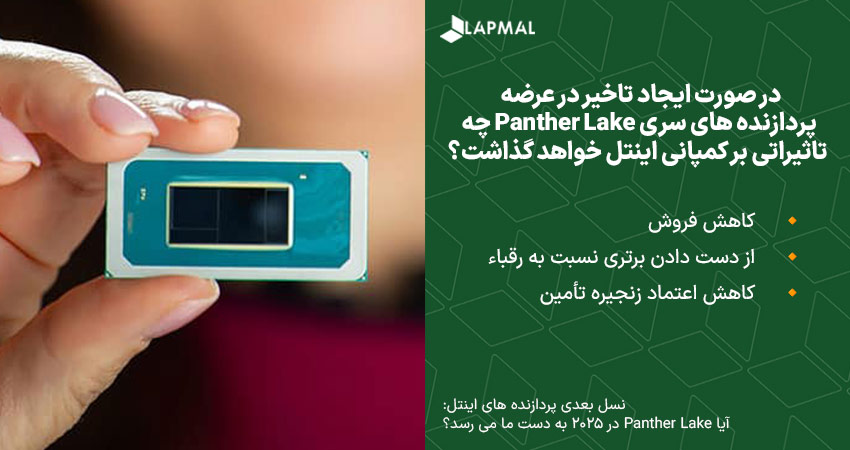 پیامدهای تاخیر در ارائه پردازنده های Panther Lake