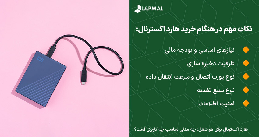 نکات خرید هارد دیسک اکسترنال