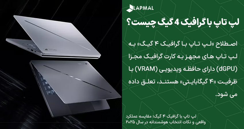 لپ تاپ با گرافیک 4 گیگ چیست؟