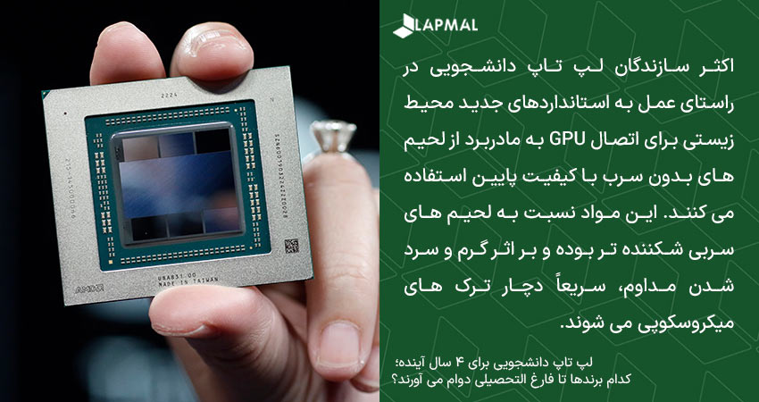 گرافیک لپ تاپ دانشجویی