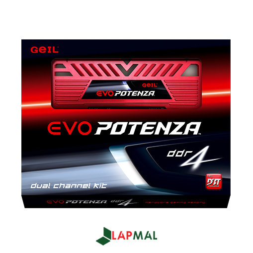 رم دسکتاپ DDR4 تک کاناله 3000 مگاهرتز CL16 گیل مدل Evo Potenza ظرفیت 8 گیگابایت