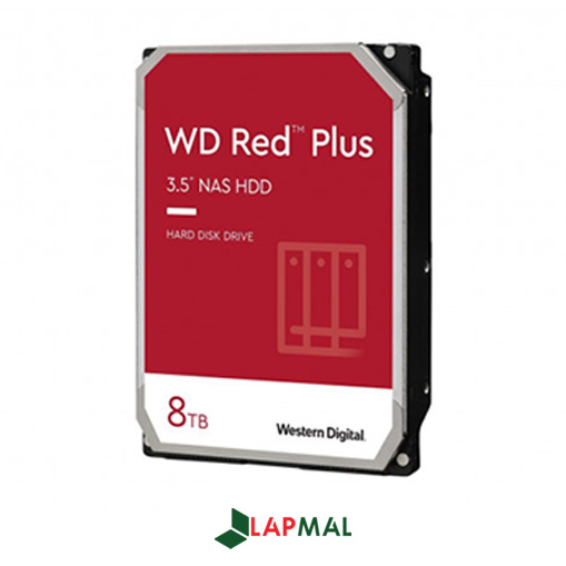 هارددیسک اینترنال وسترن دیجیتال مدل Red Plus ظرفیت 8 ترابایت