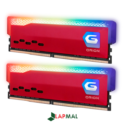 رم دسکتاپ DDR4 دو کاناله 3200 مگاهرتز CL16 گیل مدل ORION RGB AMD Edition ظرفیت 16 گیگابایت