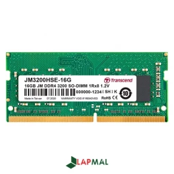 رم لپ تاپ DDR4 تک کاناله 3200 مگاهرتز CL22 ترنسند مدل SODIMM ظرفیت 16 گیگابایت