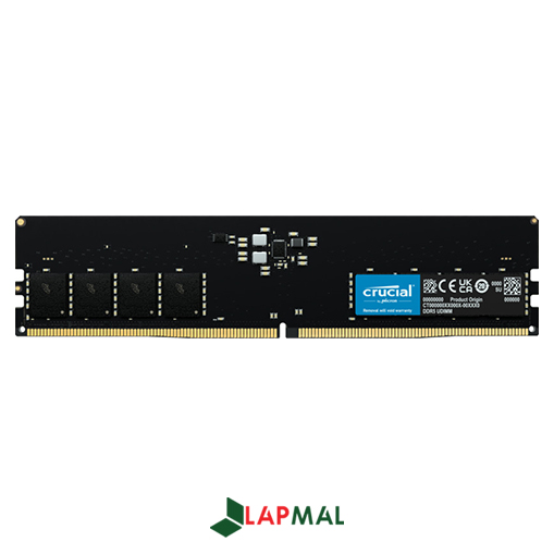 رم دسکتاپ DDR5 تک کاناله 4800 مگاهرتز CL40 کروشیال مدل UDIMM ظرفیت 32 گیگابایت