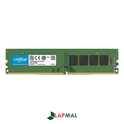 رم دسکتاپ DDR4 تک کاناله 3200 مگاهرتز CL22 کروشیال مدل UDIMM ظرفیت 8 گیگابایت