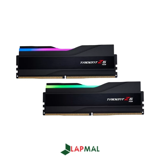 رم دسکتاپ DDR5 دو کاناله 6400 مگاهرتز CL32 جی اسکیل مدل Trident Z5 RGB ظرفیت 32 گیگابایت