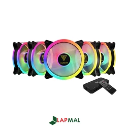 فن کیس گیم دیاس مدل AEOLUS M2-1205R بسته 5 عددی