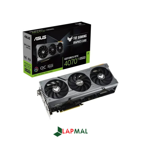 کارت گرافیک ایسوس مدل TUF RTX 4070 Ti SUPER 16GB OC Edition