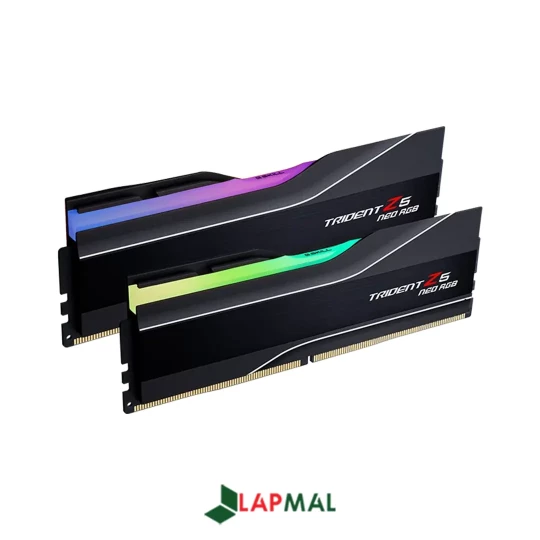رم دسکتاپ DDR5 دو کاناله 6000 مگاهرتز CL30 جی اسکیل مدل Trident Z5 Neo RGB ظرفیت 32 گیگابایت