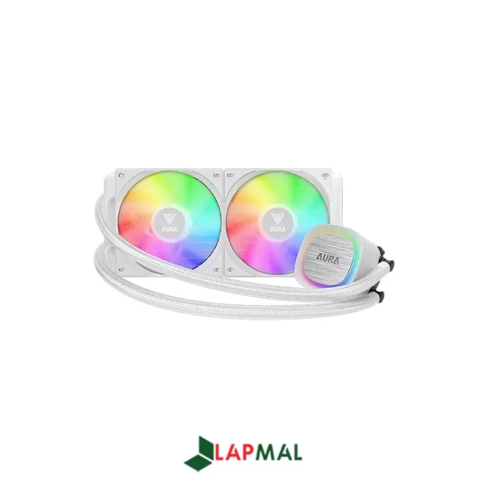خنک کننده پردازنده گیم دیاس مدل AURA GL240 V2 WH
