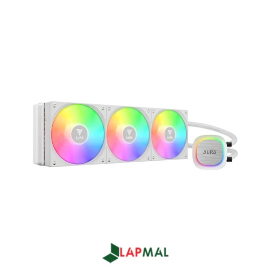 خنک کننده پردازنده گیم دیاس مدل AURA GL360 V2 WH
