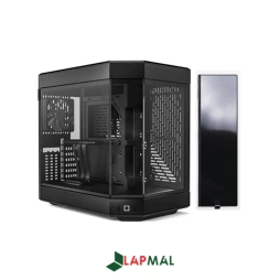 کیس کامپیوتر هایت مدل Y60 Pitch Black همراه LCD 12.6inch