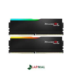 رم دسکتاپ DDR5 دو کاناله 6000 مگاهرتز CL36 جی اسکیل مدل Ripjaws M5 Neo RGB ظرفیت 32 گیگابایت