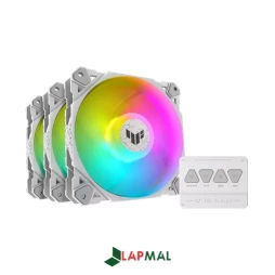 فن کیس ایسوس مدل TUF Gaming TF120 ARGB White بسته 3 عددی