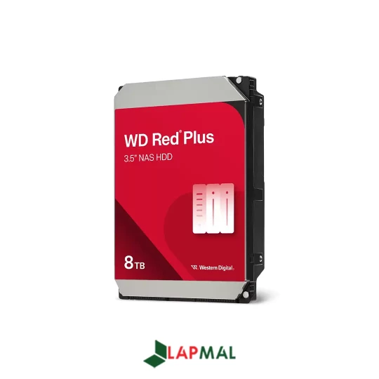 هارددیسک اینترنال وسترن دیجیتال مدل Red Plus ظرفیت 8 ترابایت