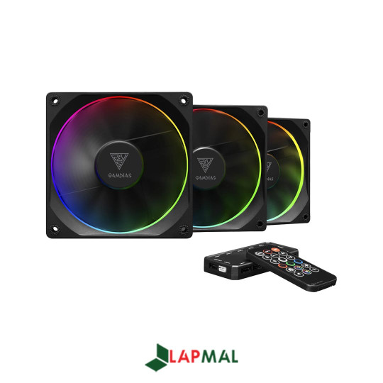 فن کیس گیم دیاس مدل AEOLUS M3-1203R بسته 3 عددی