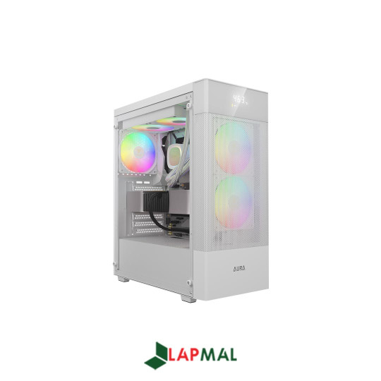کیس کامپیوتر گیم دیاس مدل AURA GC5 ELITE WH ARGB