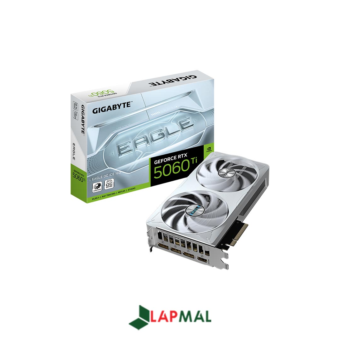 کارت گرافیک گیگابایت مدل GeForce RTX 5060 Ti EAGLE OC ICE 16G - تصویر 6