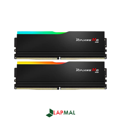 رم دسکتاپ DDR5 دو کاناله 5200 مگاهرتز CL40 جی اسکیل مدل Ripjaws M5 RGB ظرفیت 64 گیگابایت - تصویر 1