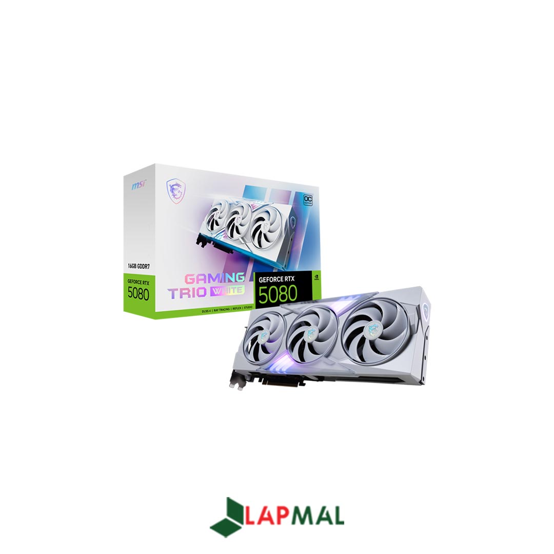 کارت گرافیک ام اس آی مدل GeForce RTX 5080 16G GAMING TRIO OC WHITE - تصویر 5