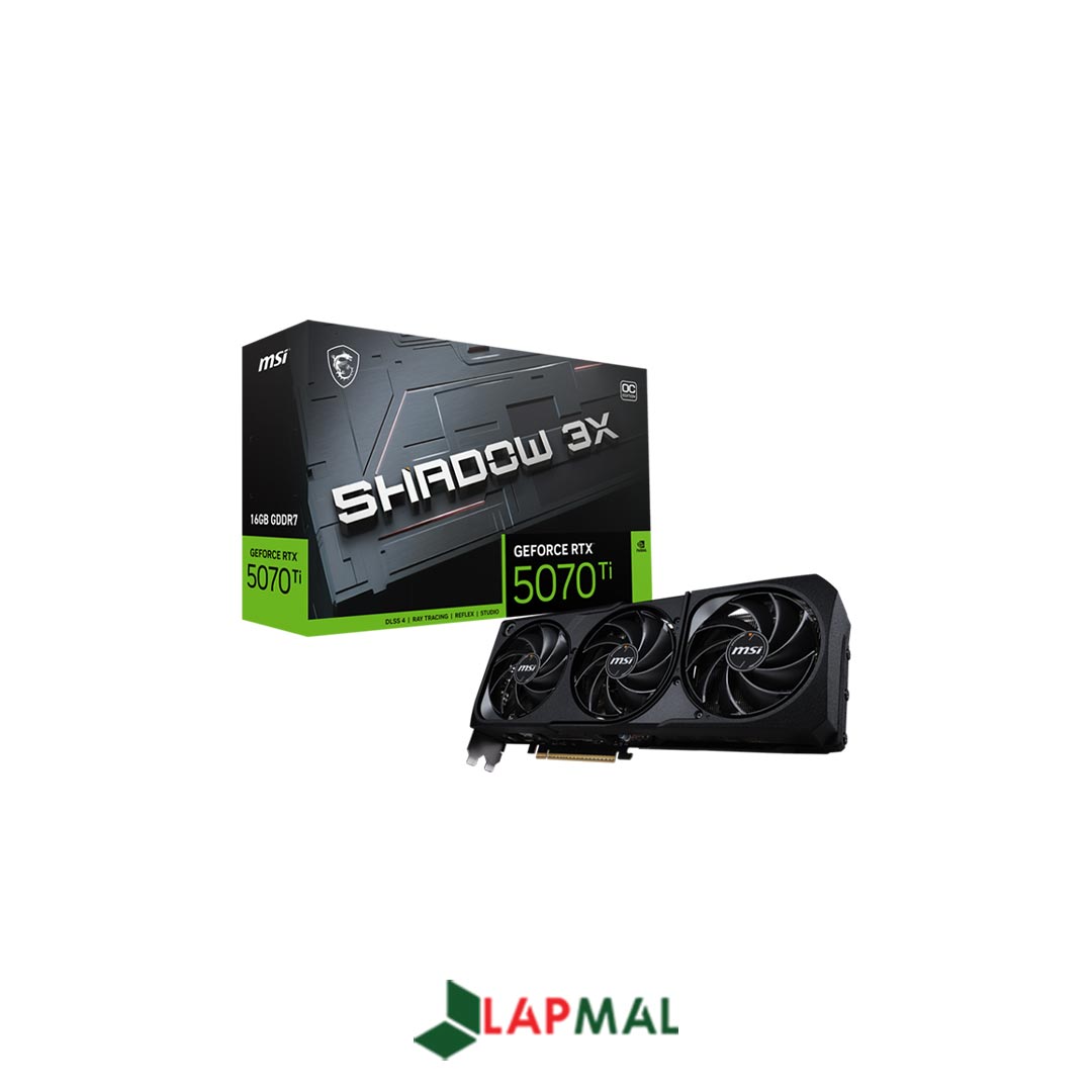 کارت گرافیک ام اس آی مدل GeForce RTX 5070 Ti 16G SHADOW 3X OC - تصویر 5