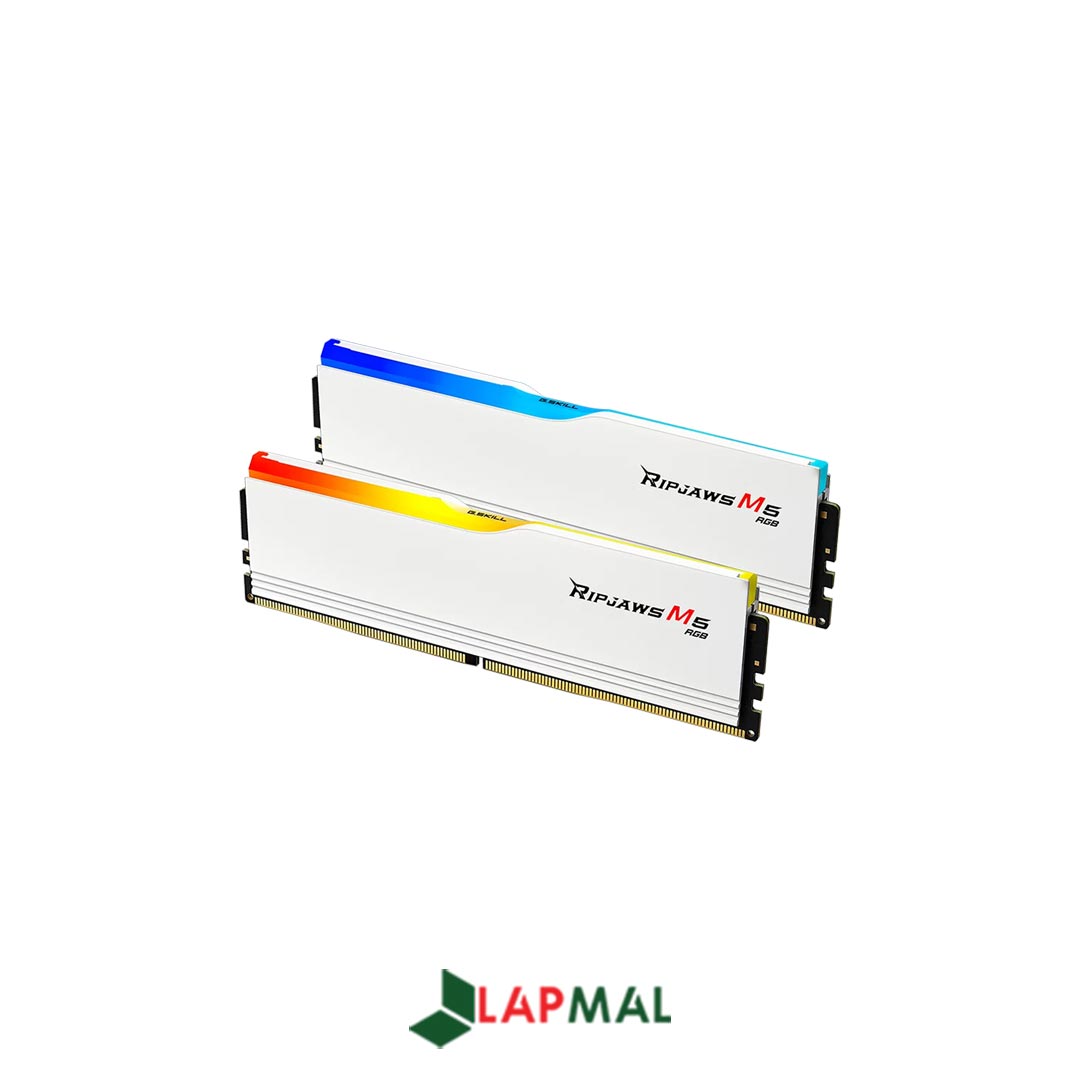 رم دسکتاپ DDR5 دو کاناله 5200 مگاهرتز CL40 جی اسکیل مدل Ripjaws M5 RGB White ظرفیت 64 گیگابایت - تصویر 3