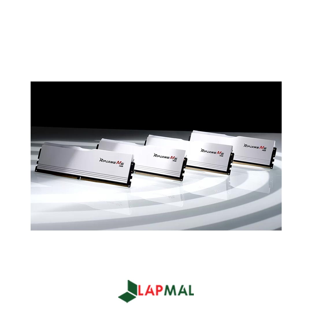 رم دسکتاپ DDR5 دو کاناله 5200 مگاهرتز CL40 جی اسکیل مدل Ripjaws M5 RGB White ظرفیت 64 گیگابایت - تصویر 4