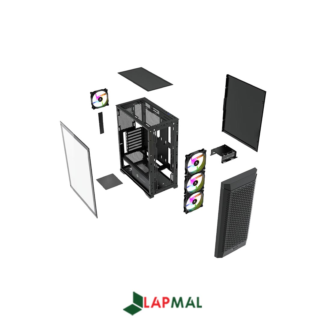 کیس کامپیوتر لاجی کی مدل C284B - تصویر 6