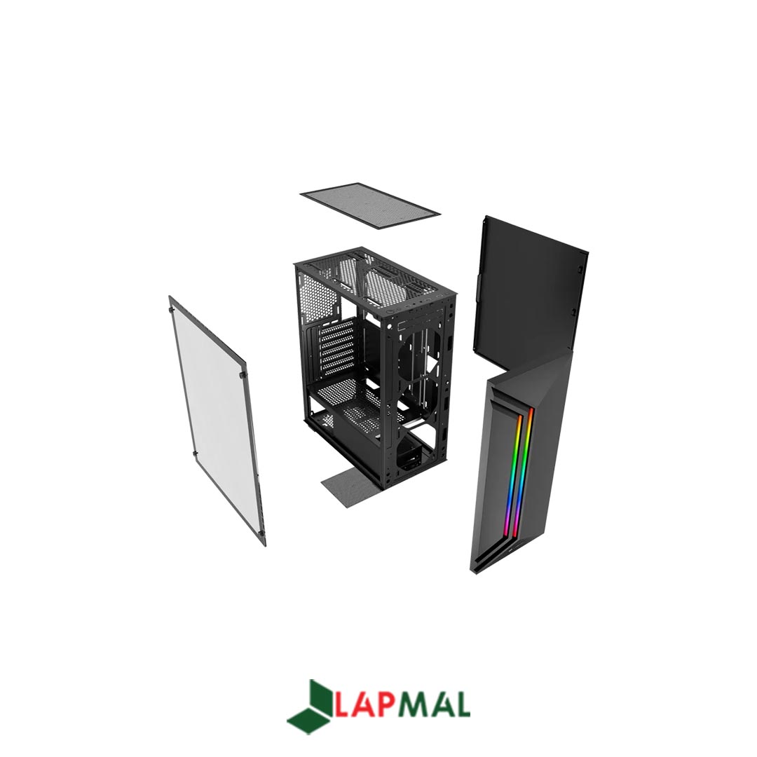 کیس کامپیوتر لاجی کی مدل C260B - تصویر 6