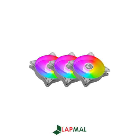 فن کیس ام اس آی مدل MPG F120 ARGB White بسته 3 عددی