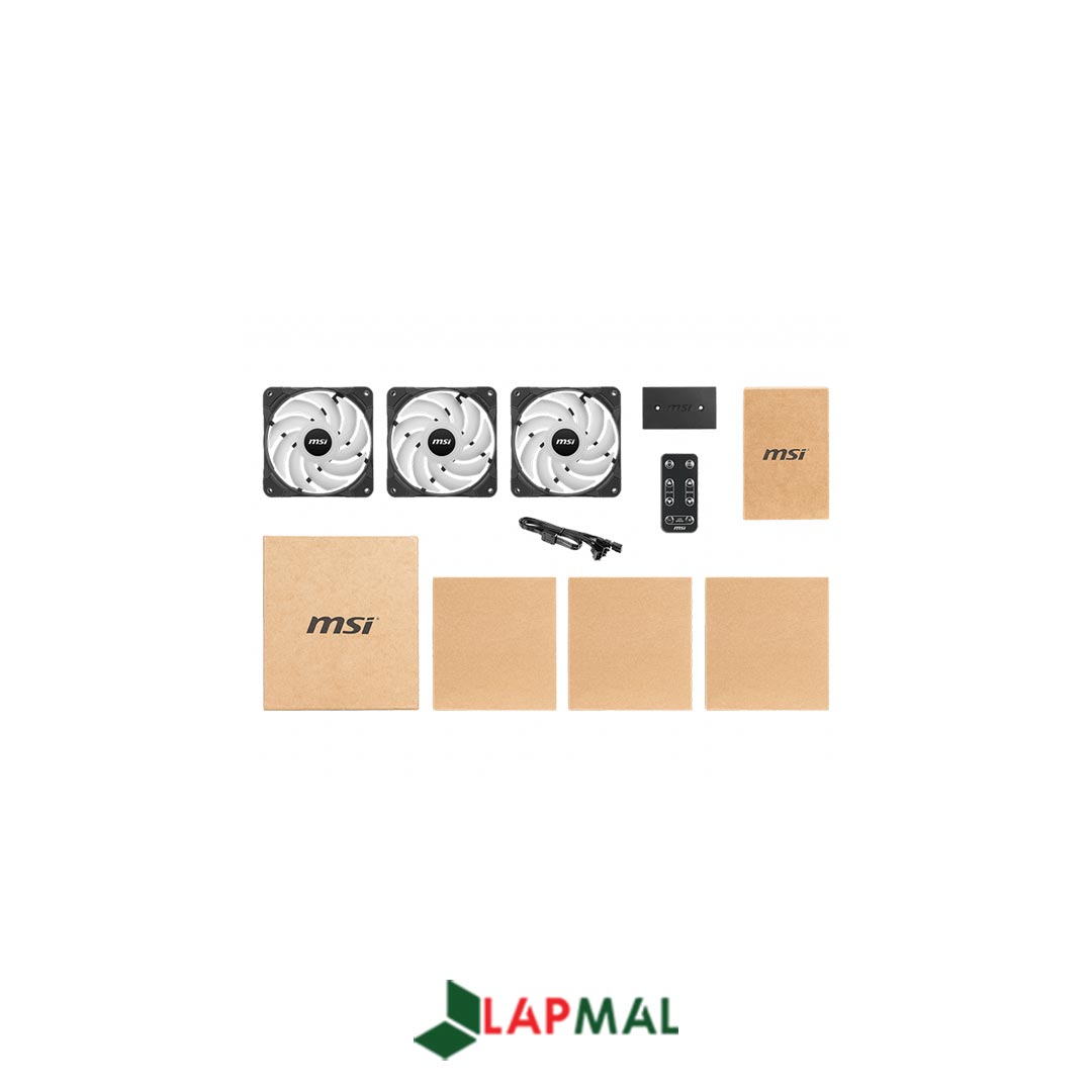 فن کیس ام اس آی مدل MAG MAX F12A-3H بسته 3 عددی - تصویر 3