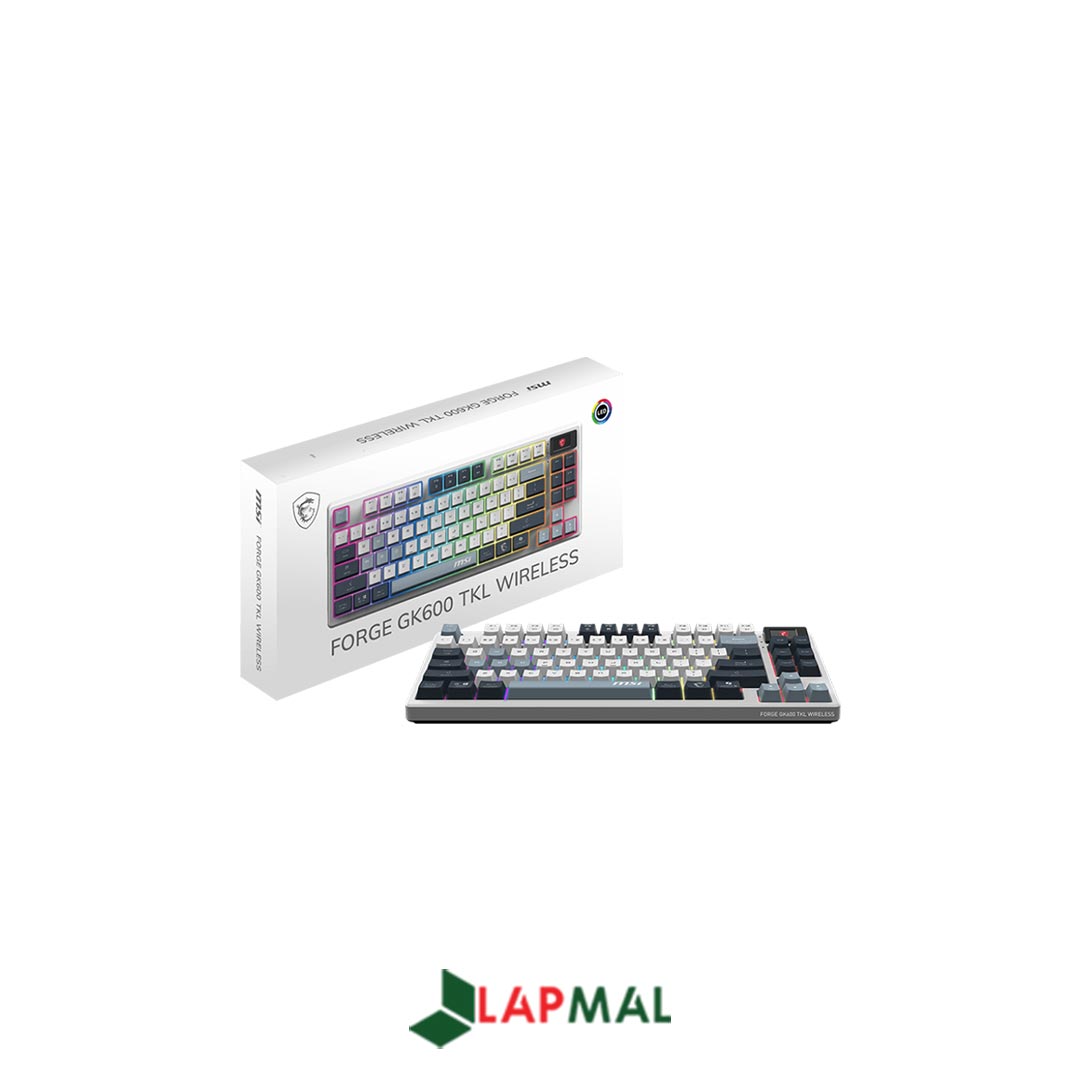 کیبورد ام اس آی مدل FORGE GK600 TKL WIRELESS SKY - تصویر 5