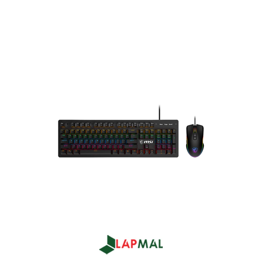 کیبورد و ماوس ام اس آی مدل FORGE GK300 COMBO - BLUE SWITCHES - تصویر 1
