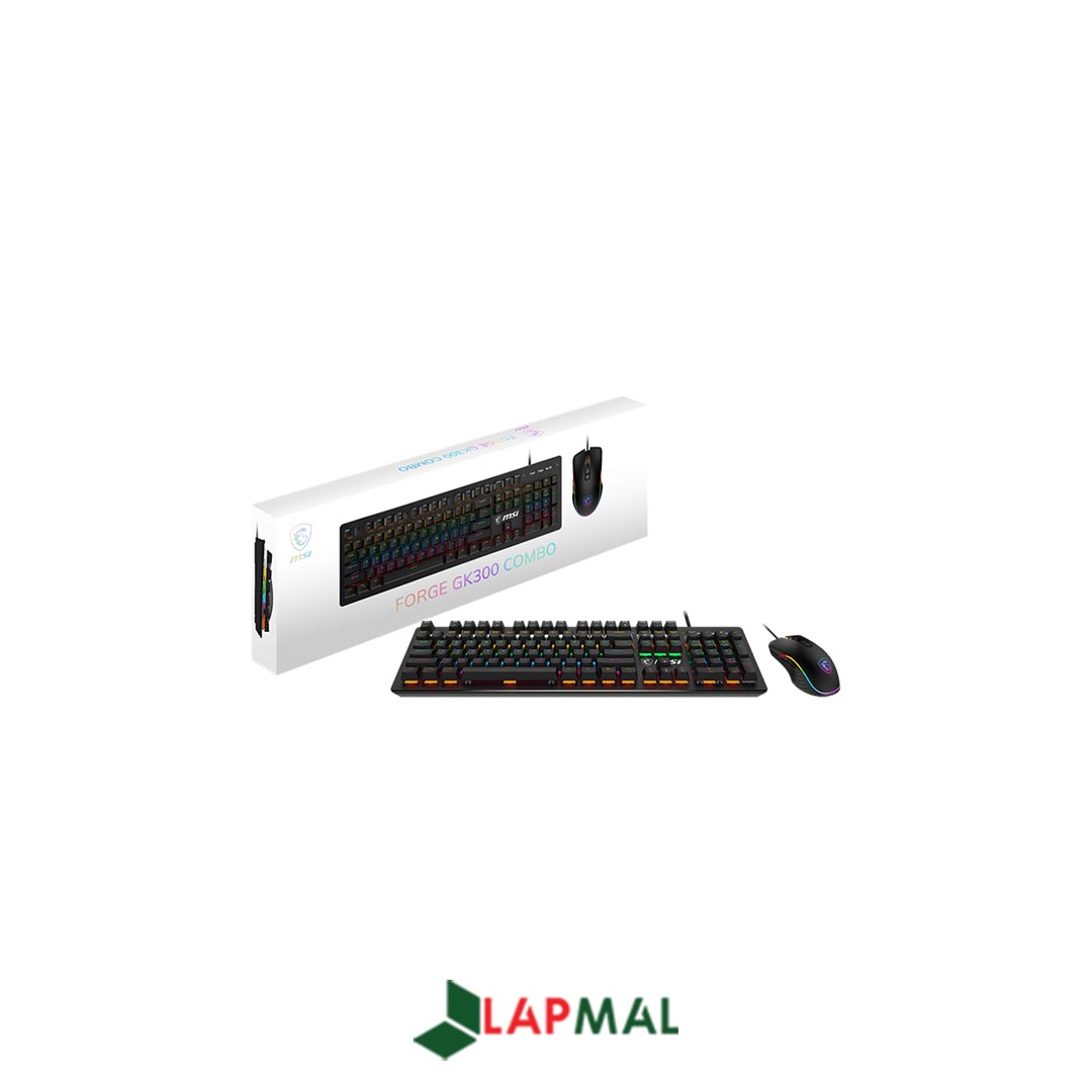 کیبورد و ماوس ام اس آی مدل FORGE GK300 COMBO - BLUE SWITCHES - تصویر 5