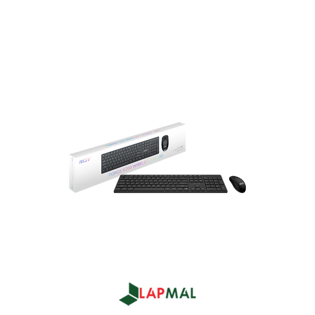 کیبورد و ماوس ام اس آی مدل FORGE K200 WIRELESS COMBO - تصویر 5