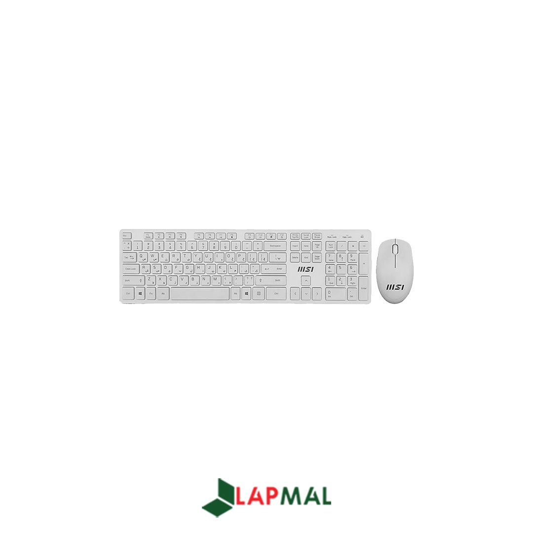 کیبورد و ماوس ام اس آی مدل RF1430FS White - تصویر 1
