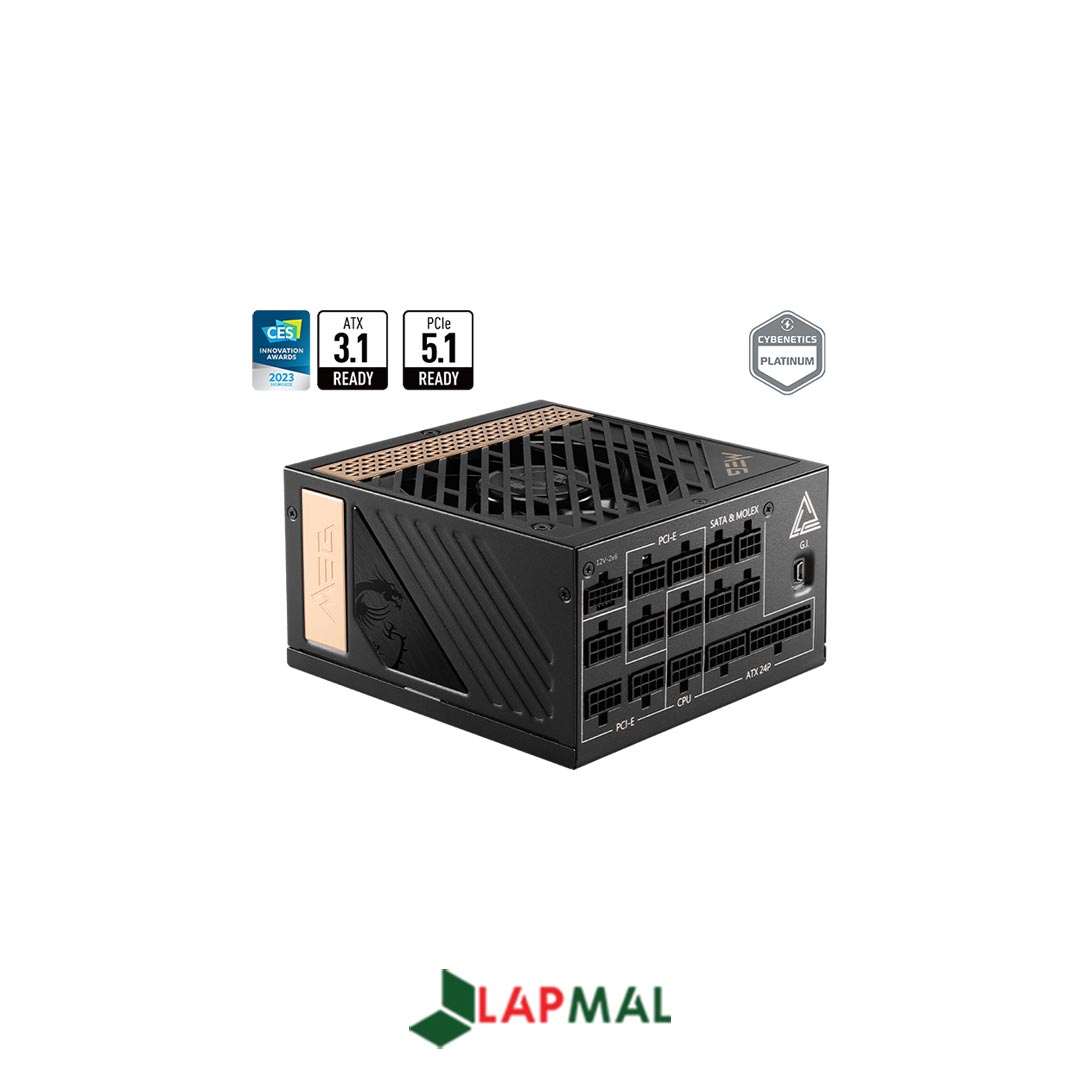 منبع تغذیه کامپیوتر ام اس آی مدل MEG Ai1300P PCIE5 - تصویر 2