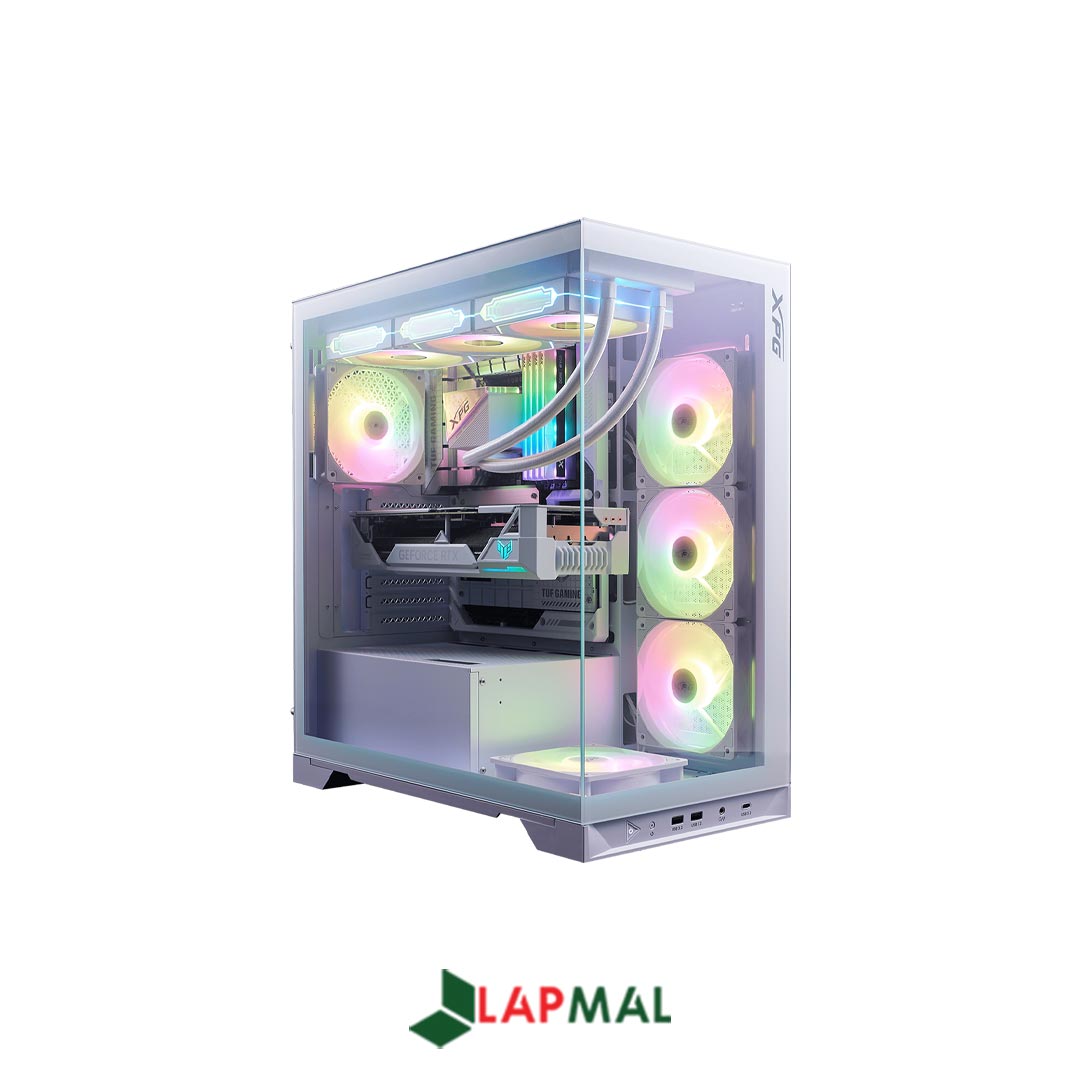 کیس کامپیوتر ایکس پی جی مدل INVADER X BTF White - تصویر 1