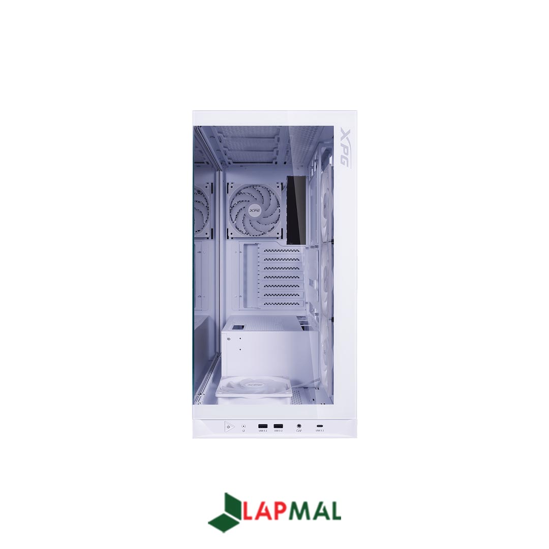 کیس کامپیوتر ایکس پی جی مدل INVADER X BTF White - تصویر 4