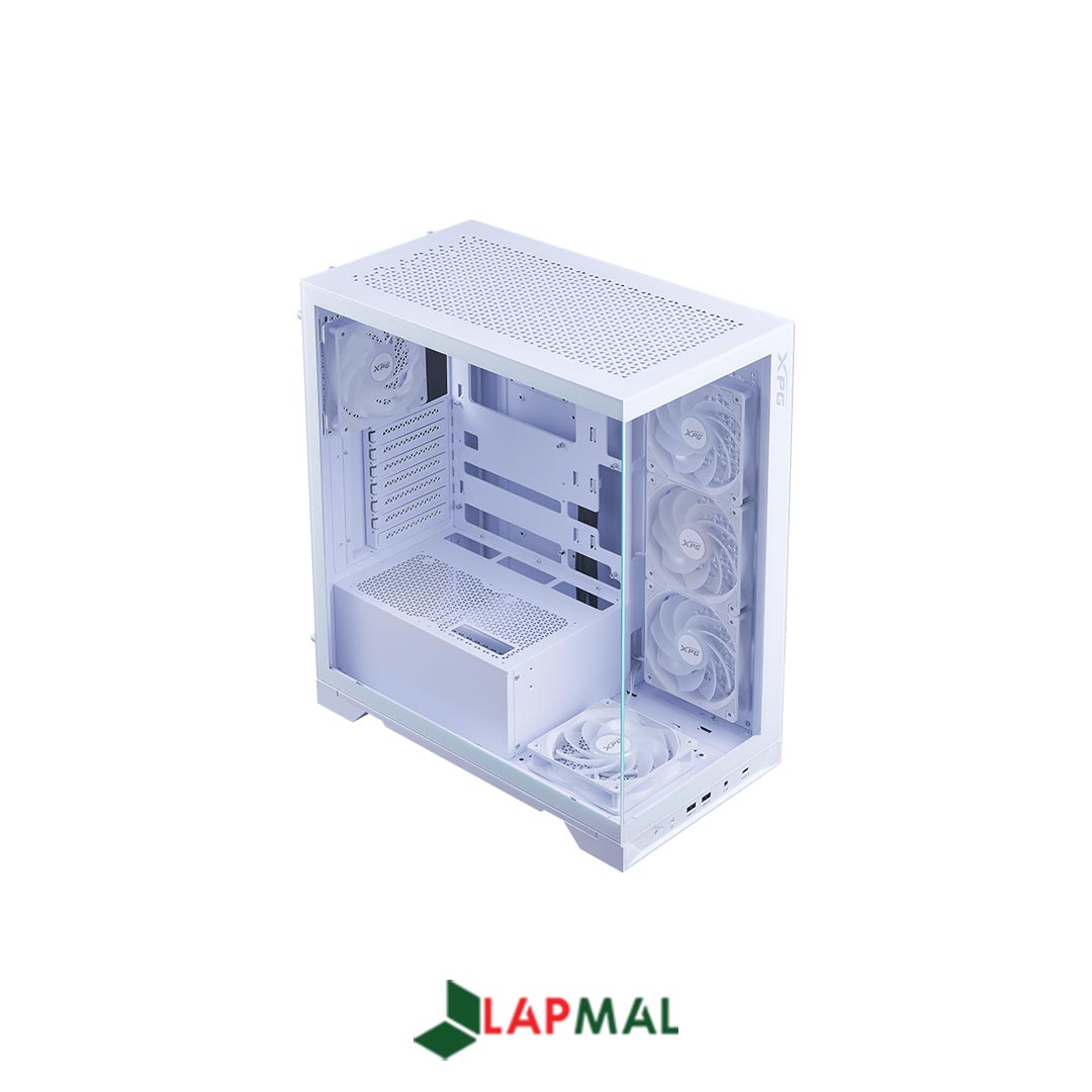 کیس کامپیوتر ایکس پی جی مدل INVADER X BTF White - تصویر 3