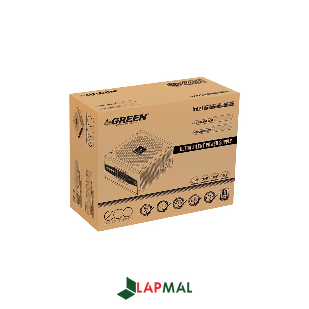 منبع تغذیه کامپیوتر گرین مدل GP400A-ECO - تصویر 6