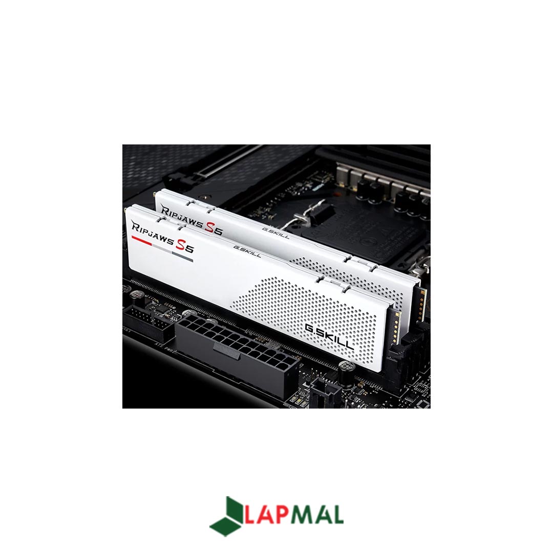 رم دسکتاپ DDR5 دو کاناله 5200 مگاهرتز CL40 جی اسکیل مدل Ripjaws S5 White ظرفیت 48 گیگابایت - تصویر 4