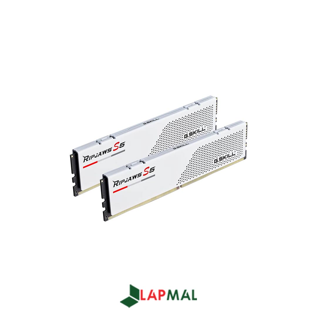 رم دسکتاپ DDR5 دو کاناله 5200 مگاهرتز CL40 جی اسکیل مدل Ripjaws S5 White ظرفیت 48 گیگابایت - تصویر 2