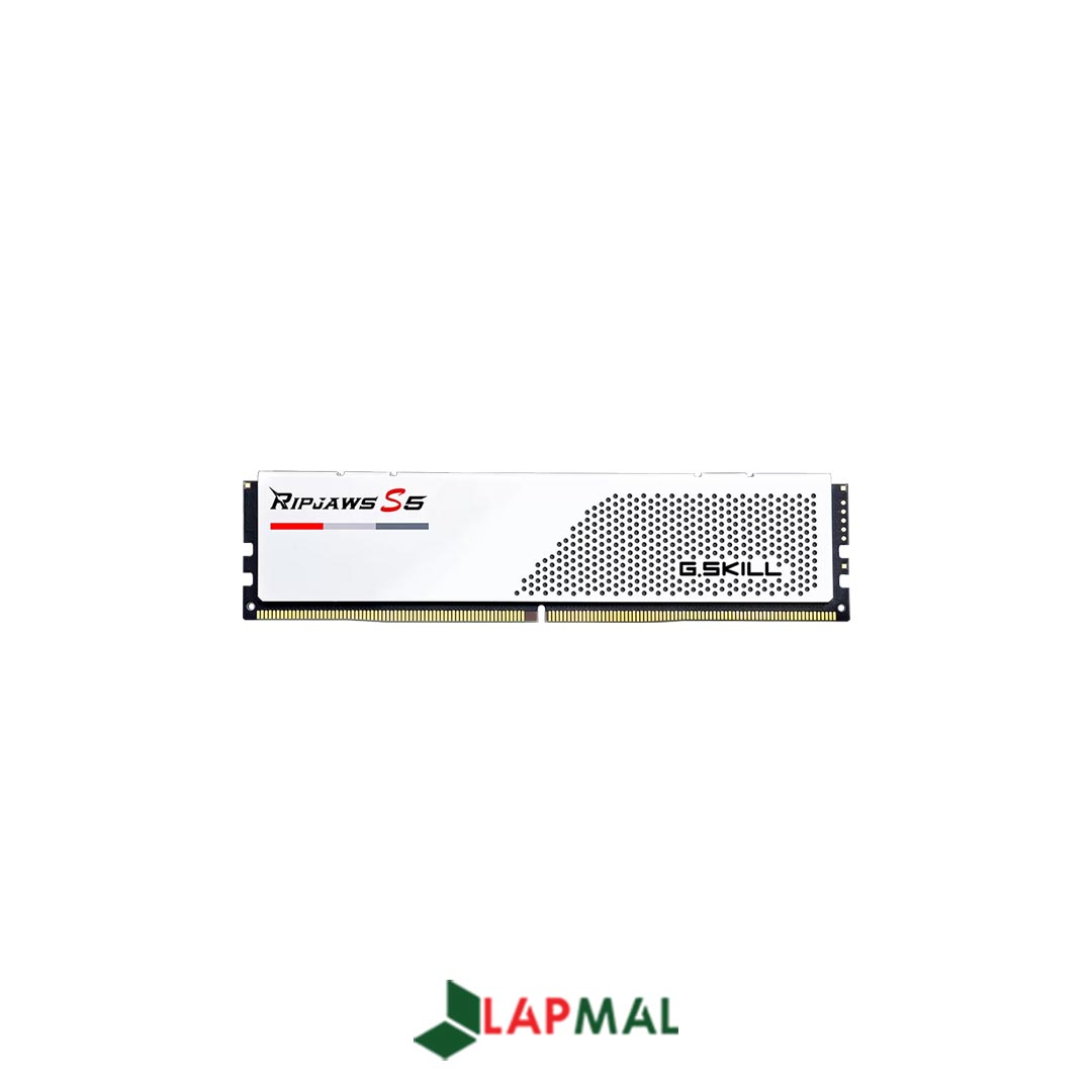 رم دسکتاپ DDR5 دو کاناله 5200 مگاهرتز CL40 جی اسکیل مدل Ripjaws S5 White ظرفیت 48 گیگابایت - تصویر 3