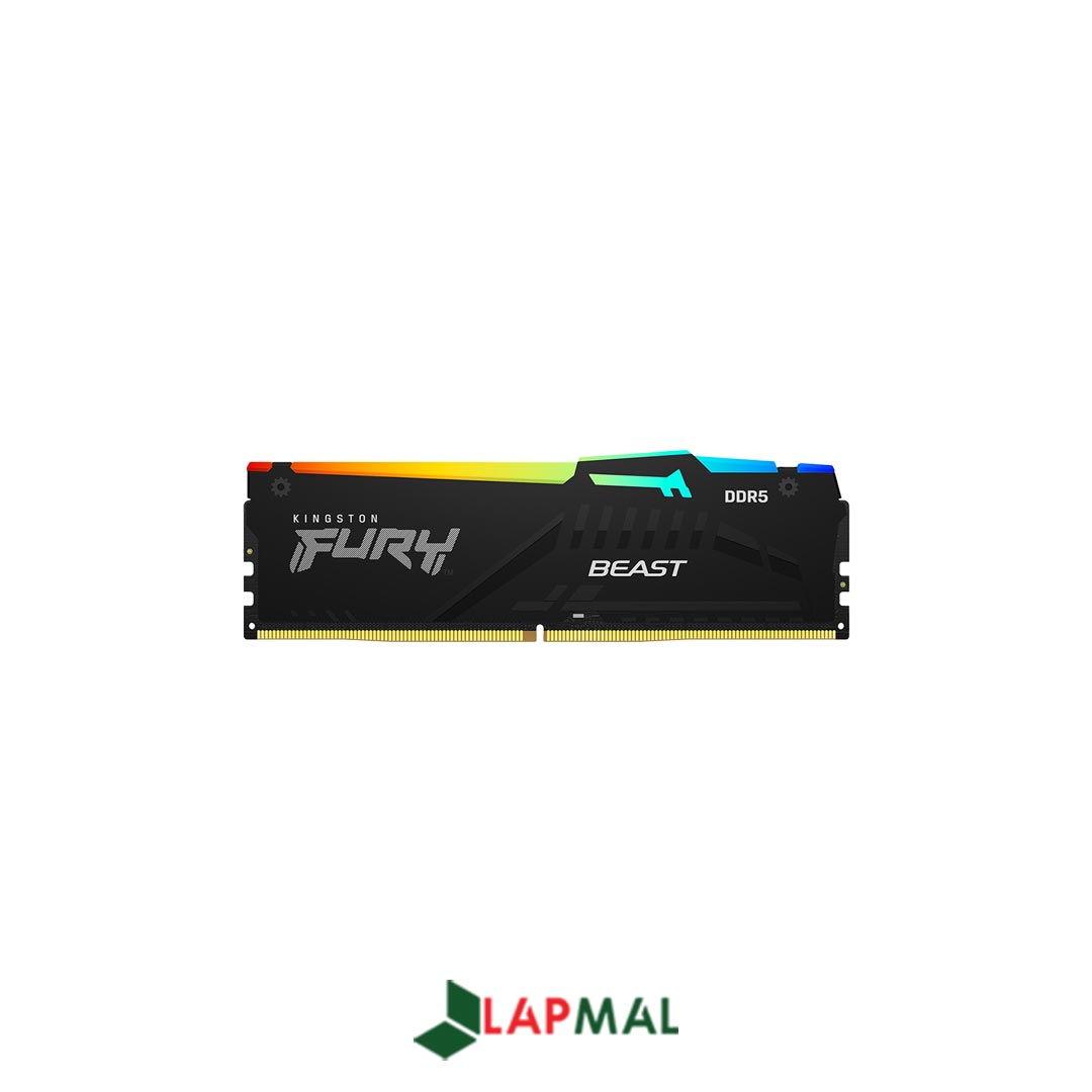 رم دسکتاپ DDR5 دو کاناله 6000 مگاهرتز CL36 کینگستون مدل Fury Beast RGB ظرفیت 32 گیگابایت - تصویر 2