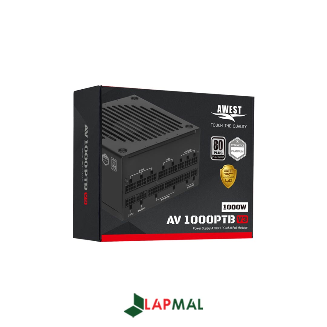 منبع تغذیه کامپیوتر اوست مدل AV1000-PTB V3 - تصویر 2
