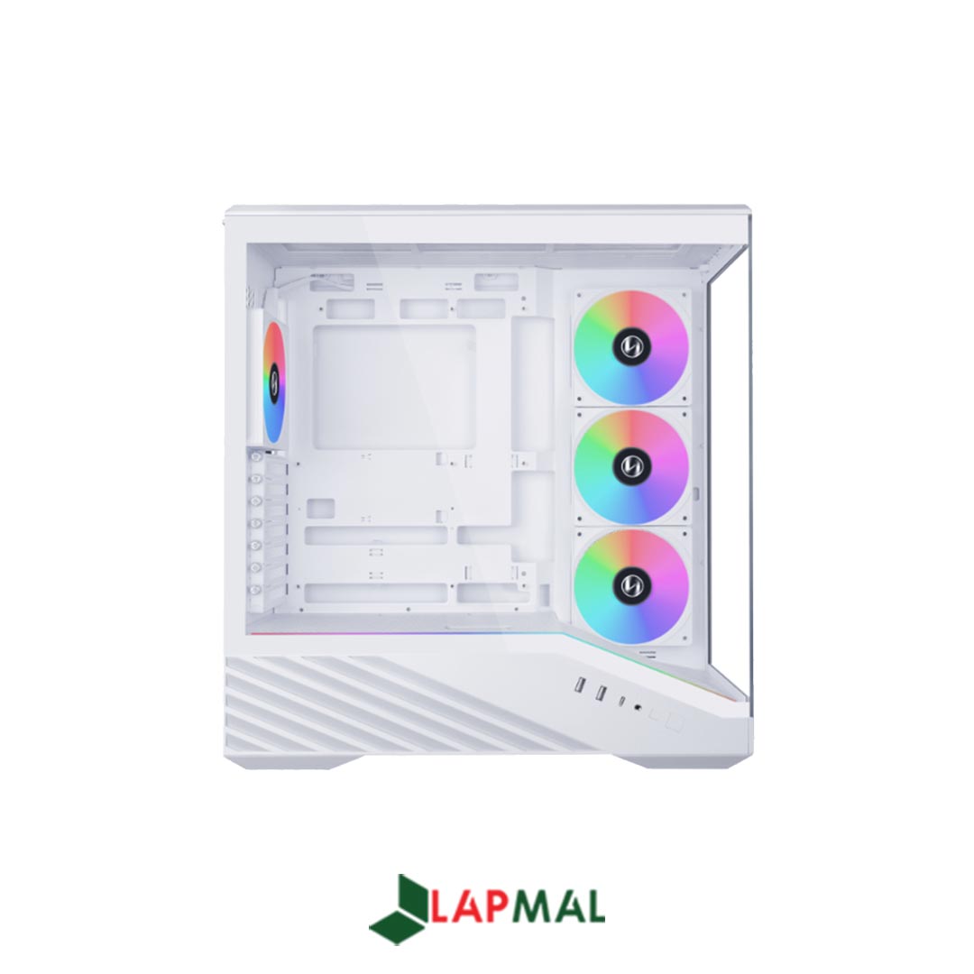 کیس کامپیوتر لیان لی مدل Vector V100R White - تصویر 2